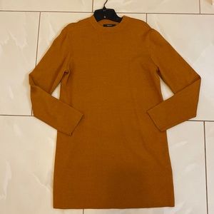 RUST Color Sweater Dress Size Small NWT